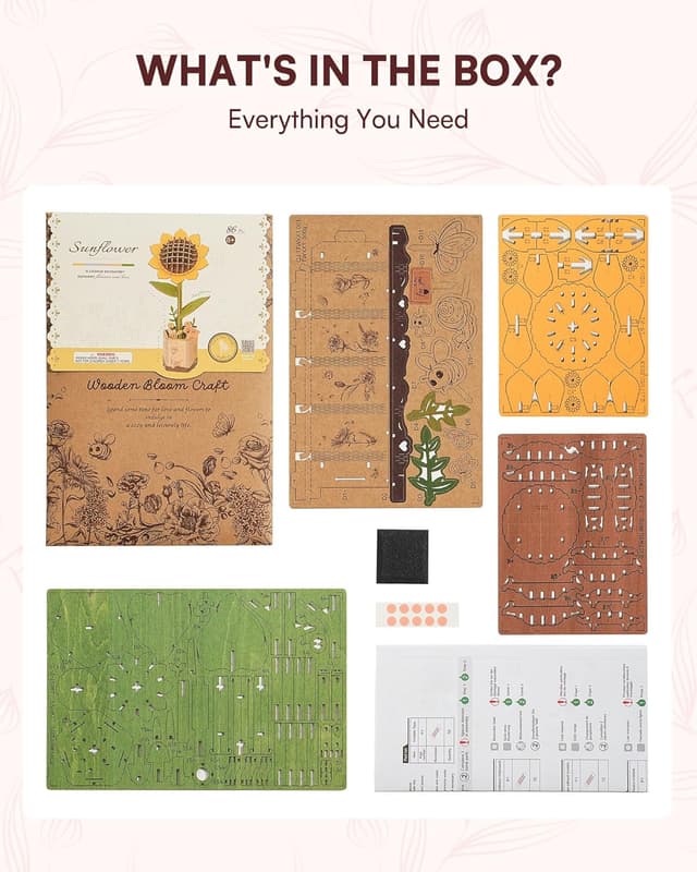 Thumbnail 6 de ROBOTIME Girasole kit puzzle 3D 0,5 h 🌼