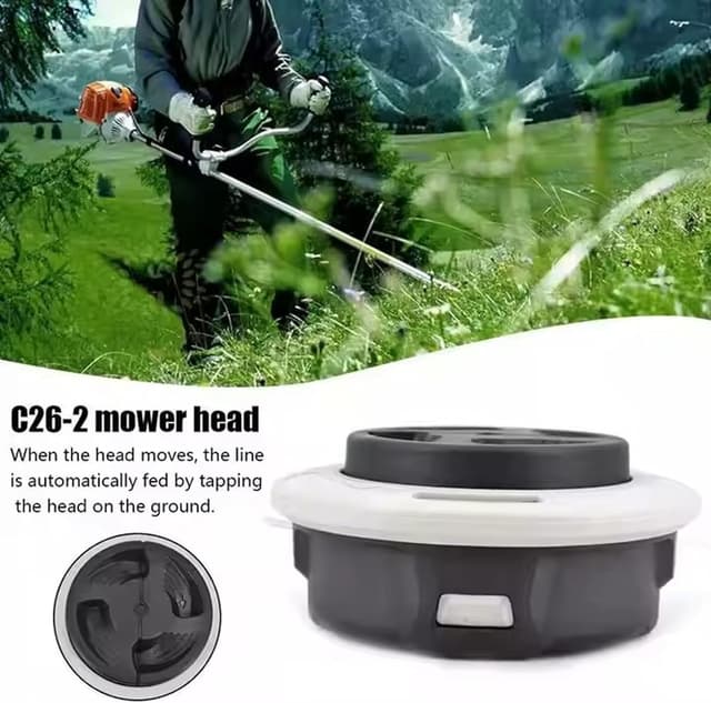 Detalle de LZEXIN Trimmer Head for Stihl Autocut C26-2 compatible models (2-pack) – bump feed strimmer spool