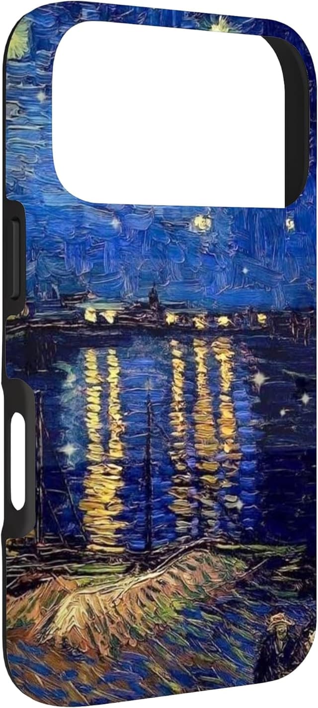 Detalle de Custodia iPhone 17 Pro con dipinto Van Gogh