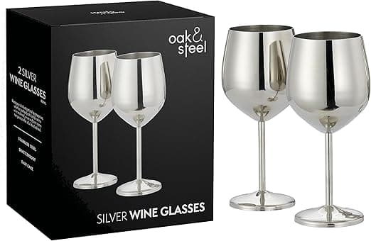 Imagen de Oak & Steel - Copas de Vino Inoxidable para Celebrar 🍷 en OfertitasTOP