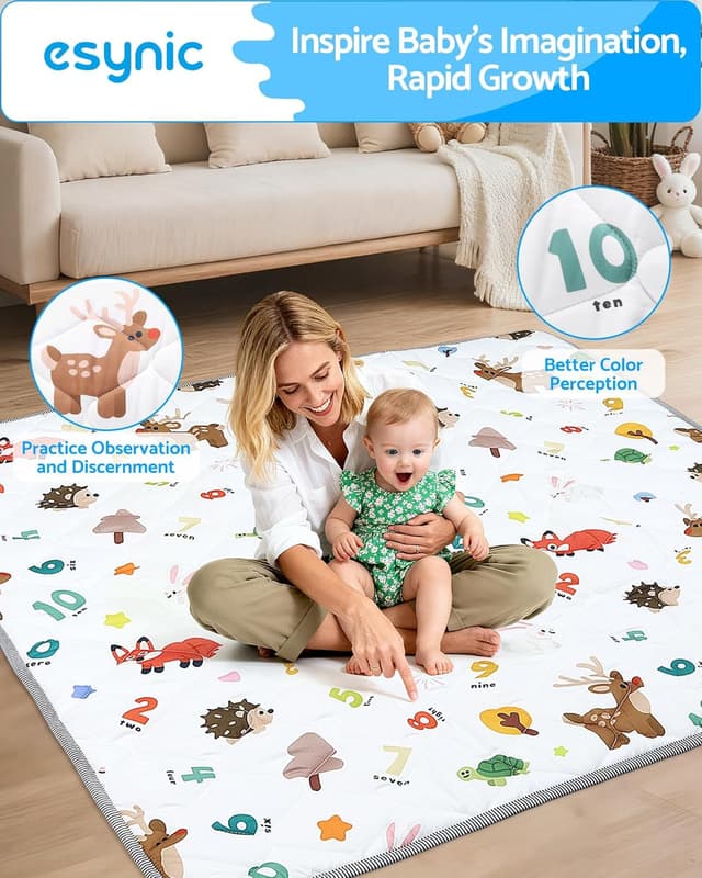 Detalle de eSynic Foldable Play Mat 2.6 cm thick