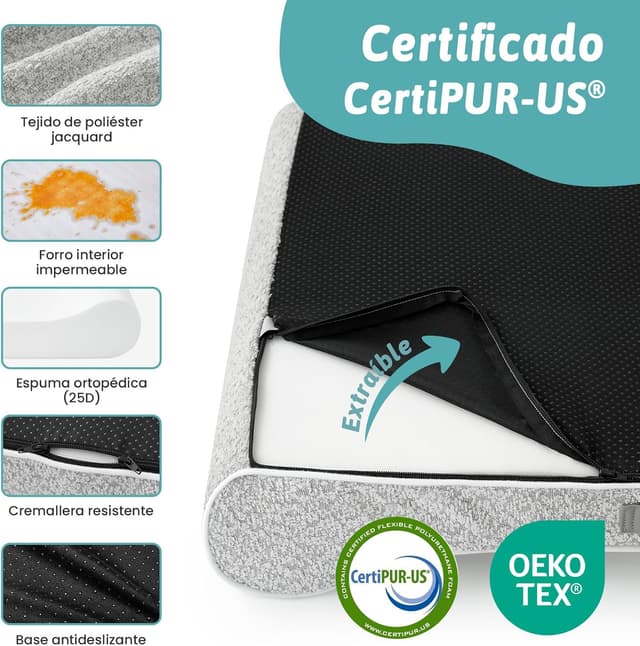 Thumbnail 4 de COZY KISS Cama para Perros Lavable 114x76