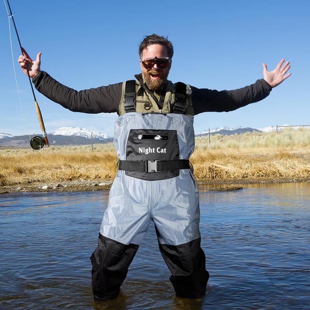 Thumbnail 4 de Night Cat Waders Scafandro da Pesca 100% impermeabile