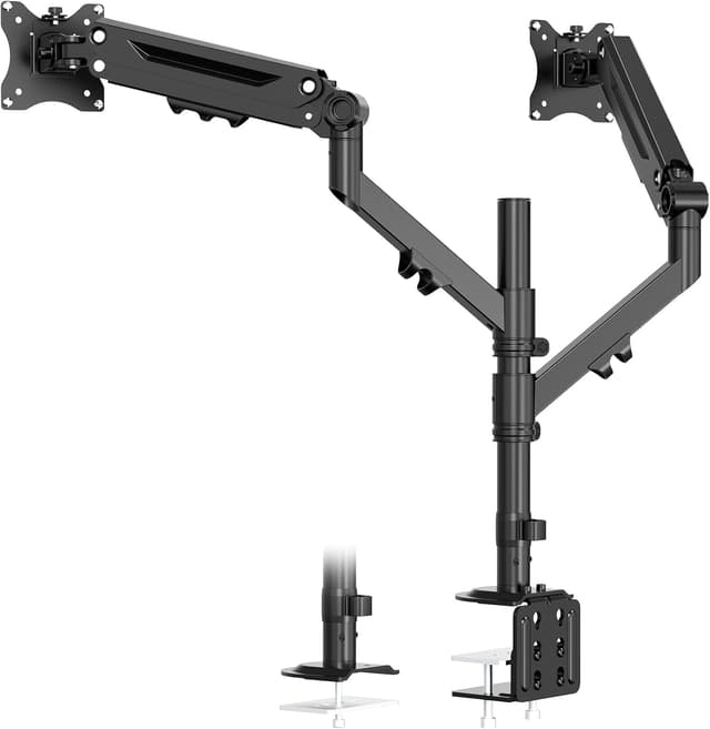 Thumbnail 6 de STANDOPIA Monitor Halterung 2 Monitore für 17–40 Zoll (bis 12 kg), VESA 75/100, vertikal & parallel