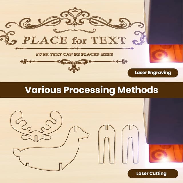 Thumbnail 5 de Tocome A3 Sperrholz 3 mm fĂŒr Laser đȘ”