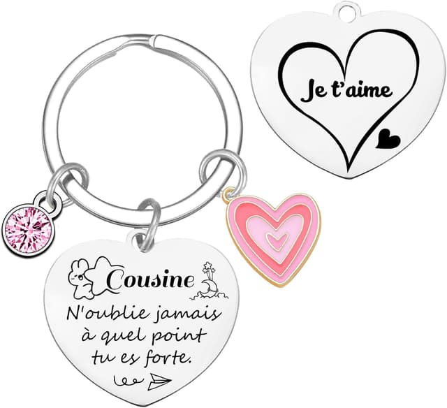 Detalle de Porte-clés pour cousine en acier inox