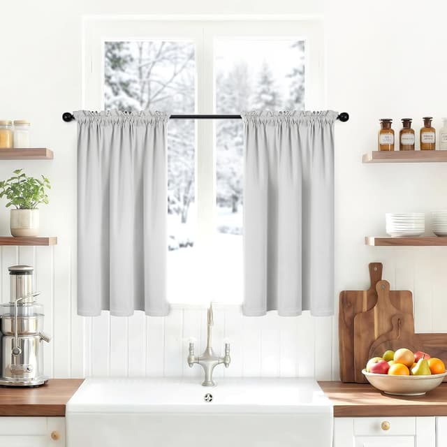 Thumbnail 1 de Deconovo Lot de 2 Rideaux occultants 55 x 130 cm 🪟
