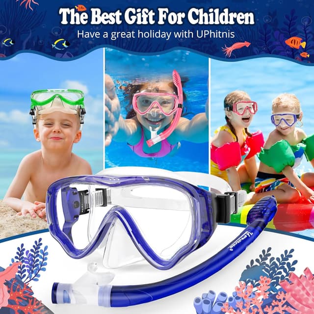 Thumbnail 6 de UPhitnis Kinder-Schnorchelset mit 180°