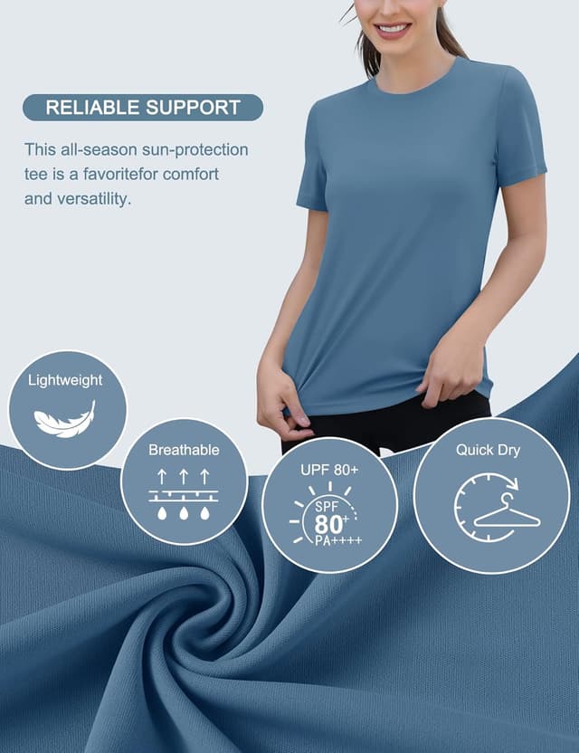 Detalle 2 de Rapbin Sportshirt Damen mit UPF 50+