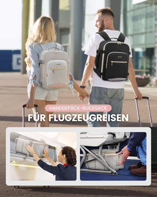 Thumbnail 6 de LOVEVOOK Handgepäck Rucksack 40x30x20