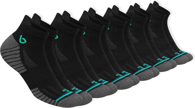 Detalle de BAMBOS Sneaker-Socken Ultraweich aus Bambus, Sportsocken für Herren & Damen – 3/6 Paar