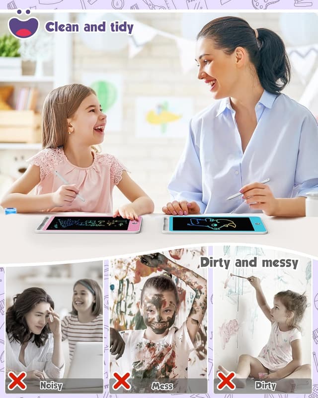 Thumbnail 3 de ORSEN Tableta de Escritura LCD 8,5 2 Piezas