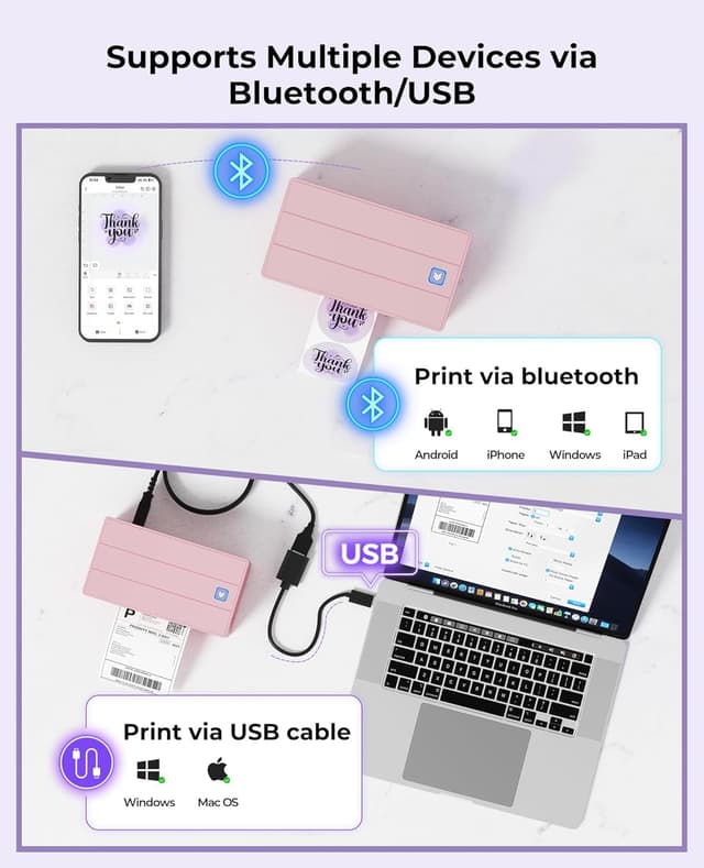 Thumbnail 2 de Munbyn 130B Bluetooth Shipping Label Printer