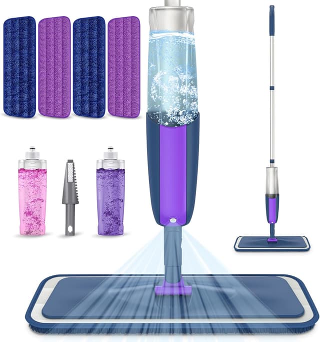 Imagen de MEXERRIS Microfibre Floor Mop 4 pads 🧹 en OfertitasTOP