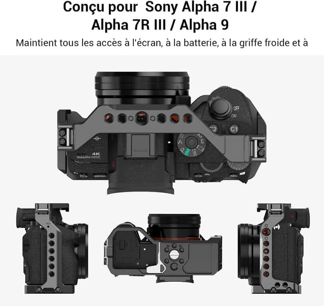 Detalle de SMALLRIG A7III Cage légère