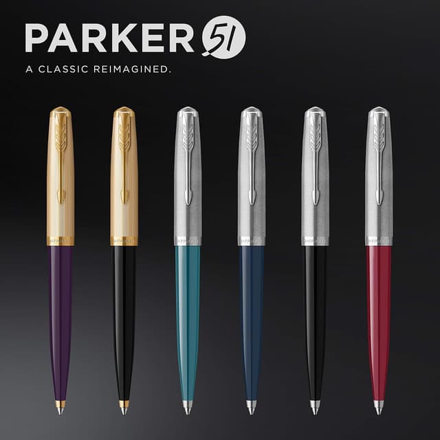 Thumbnail 6 de Parker 51 stylo bille Pointe moyenne đź–Š