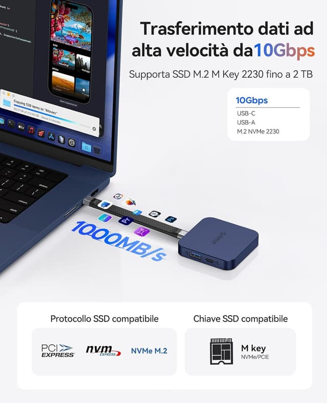 Thumbnail 4 de Docking station USB-C ORICO 6 in 1