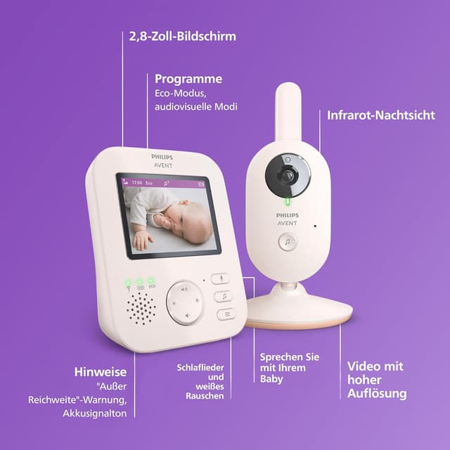 Thumbnail 6 de Philips Avent Babyphone Kamera SCD881/26
