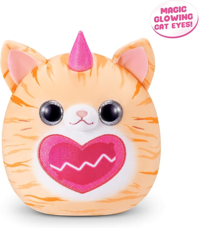 Detalle 2 de Rainbocorns Kitty Mania Orange Cat (POUNCEKIN) by ZURU plush toy