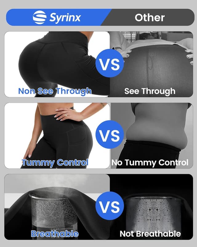 Thumbnail 2 de 3-Pack High Waisted Leggings with Pockets