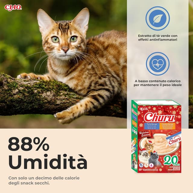 Detalle 1 de INABA Churu Snack gatti cremoso 20 stick