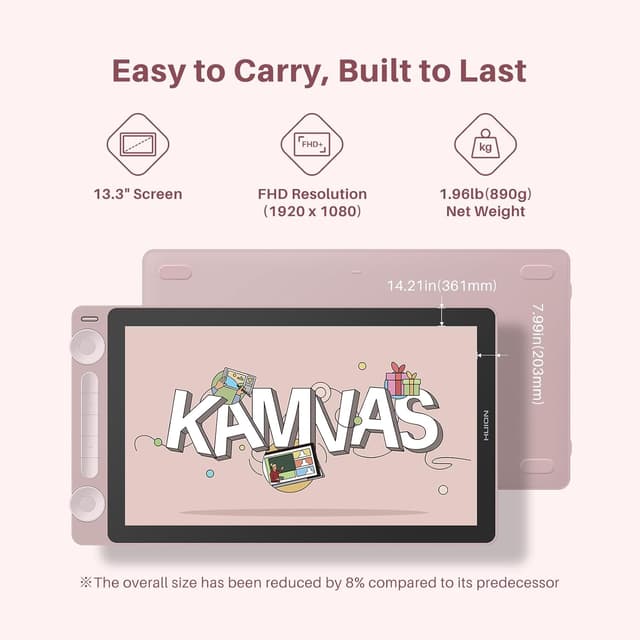 Thumbnail 6 de HUION Kamvas 13 13.3-inch drawing tablet