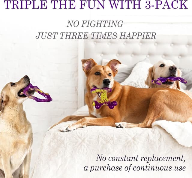 Thumbnail 2 de Frienhund Tough Dog Toys 3 Pack