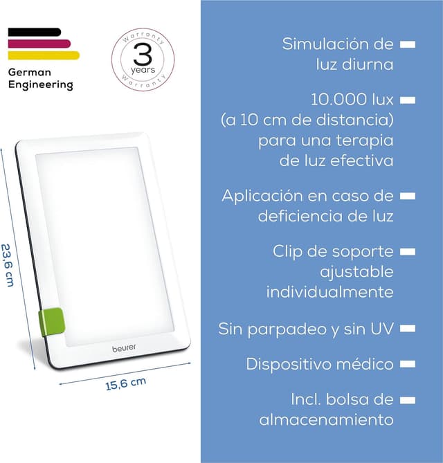 Thumbnail 5 de Beurer TL 30 Lámpara de luz diurna 10.000 lux