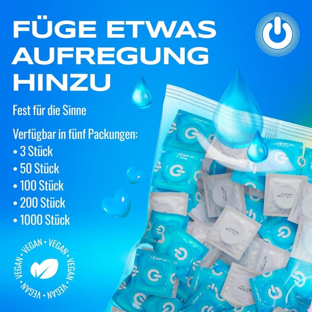 Thumbnail 4 de ON) Natural Feeling Kondome 100er 54 mm