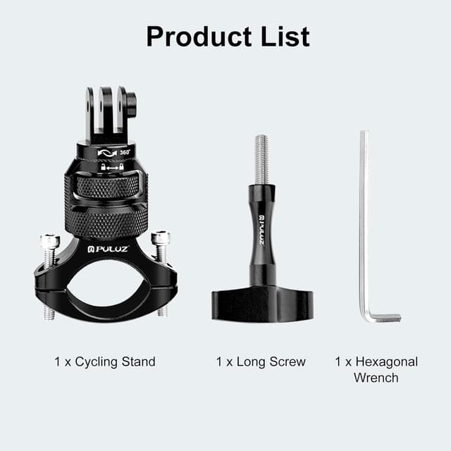 Thumbnail 5 de PULUZ 360° Motorradlenkerhalter für Action-Kameras