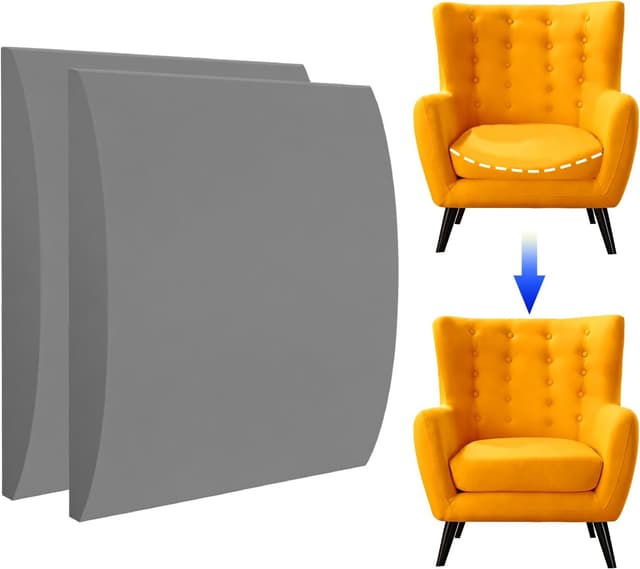 Detalle de Aslhuioo Sofa Support Boards for 2 Seater (50 x 50cm) – cushion sag repair under-seat foam saver