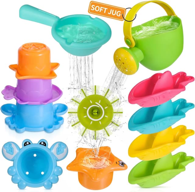 Imagen de Baby Bath Toys 10PCS Set for 1–4 Year Olds en OfertitasTOP
