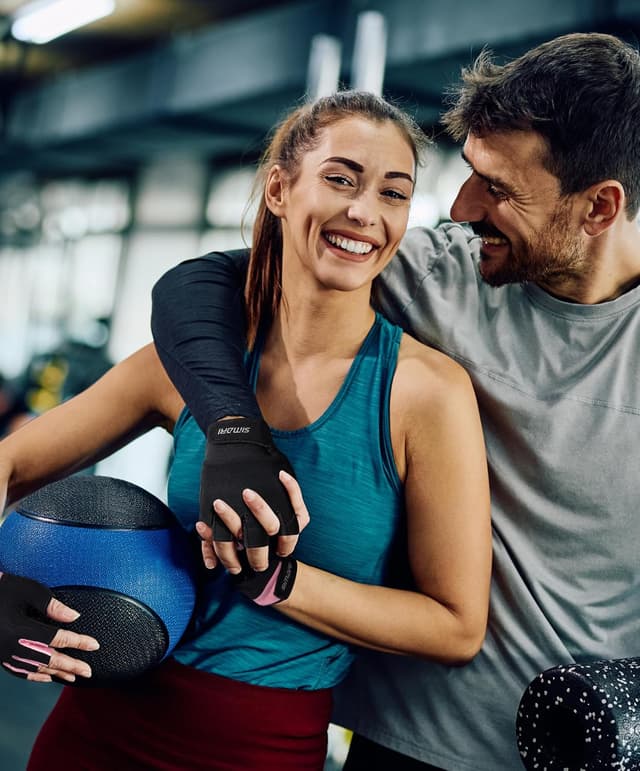 Thumbnail 6 de SIMARI Breathable Workout Gloves for Men & Women (Full Palm Protection, Anti-Slip), Black/Pink