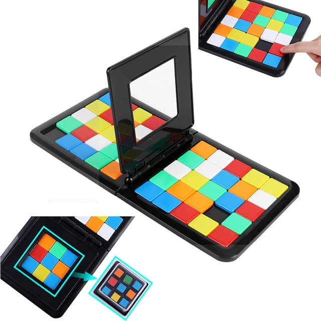 Detalle de EACHHAHA Race Magic Block Board Game – Genius Square 3x3 Sequence Puzzles (Age 5+)