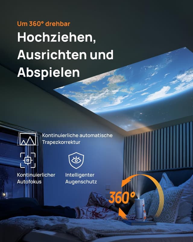 Detalle de XGIMI MoGo 4 Laser Beamer Set 550 Lumen