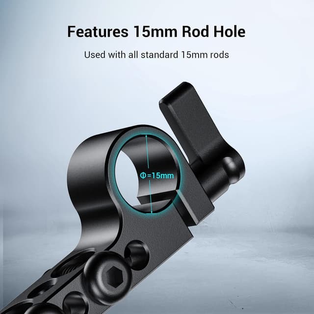 Thumbnail 6 de SMALLRIG 2061 Morsetto 15mm Rod 2 pezzi