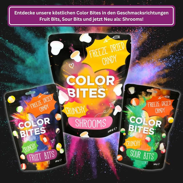 Thumbnail 2 de Color Bites Gefriergetrocknete Süßigkeiten 2x100 g 🍬