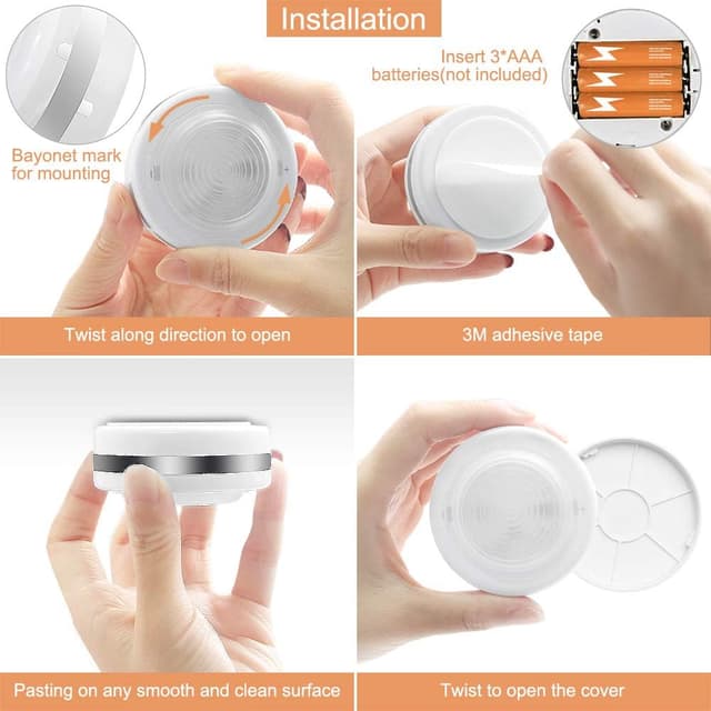 Thumbnail 5 de Bawoo Under Cabinet Lights 6 Pack