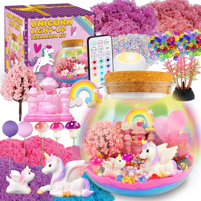 Detalle de 7july Unicorn Terrarium Kit Ages 5-10