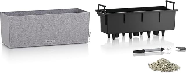 Thumbnail 2 de LECHUZA Balconera Stone 50 – Maceta de Resina Grey