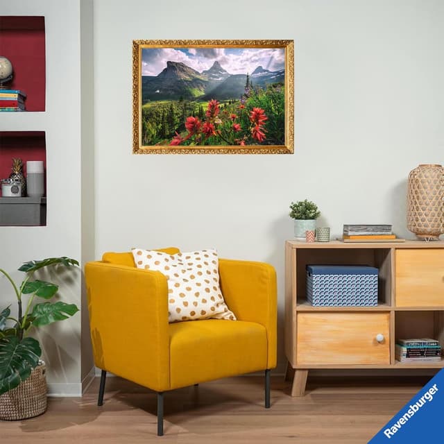 Detalle de Ravensburger Puzzle 2000 Pezzi “Montagne da Sogno” (98 x 75 cm) – Puzzle per adulti +14 anni