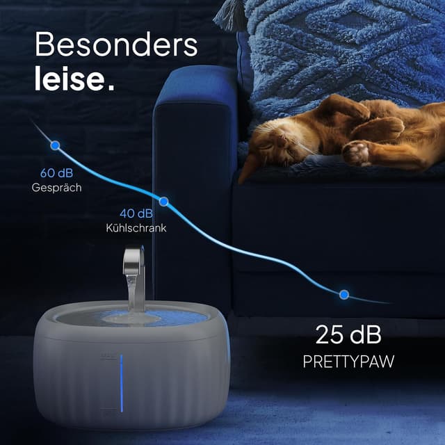 Thumbnail 3 de PrettyPaw Katzenbrunnen 3L Trinkbrunnen für Katzen 💧🐱