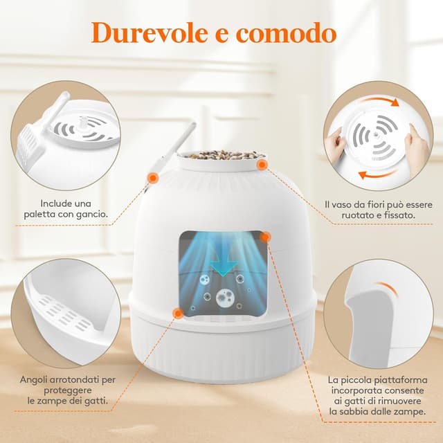 Thumbnail 5 de Lifewit Lettiera nascosta 48x120 cm