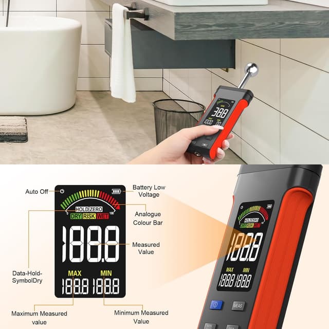 Thumbnail 3 de Misuratore umidità per muratura non distruttivo 20–40 mm