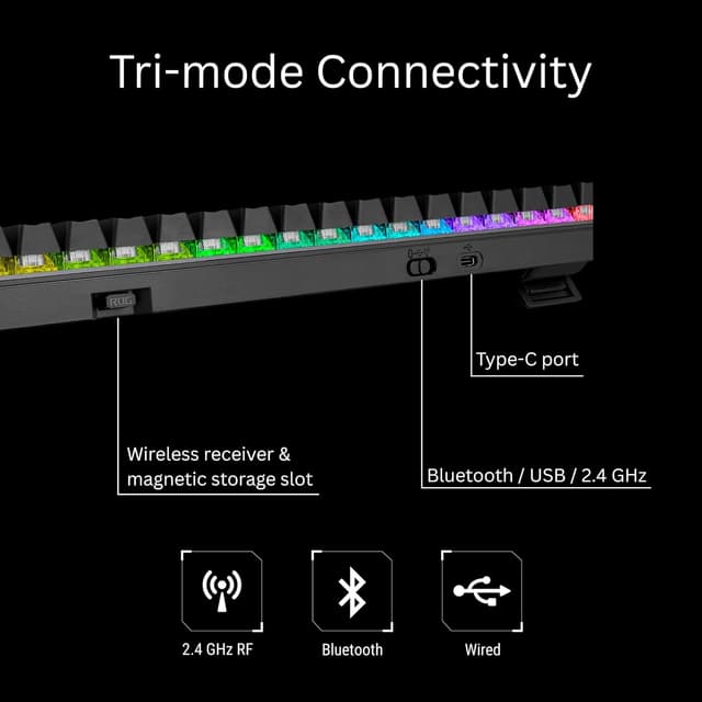 Detalle de ASUS ROG Strix Scope II 96 Wireless mechanical keyboard