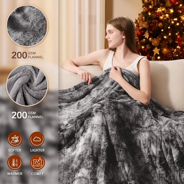 Detalle 2 de Homemate Heated Blanket 50x60