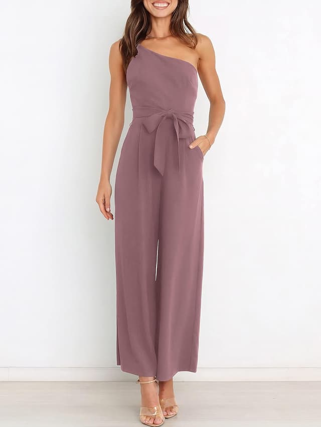 Thumbnail 5 de ANRABESS One-Shoulder Dressy Jumpsuit