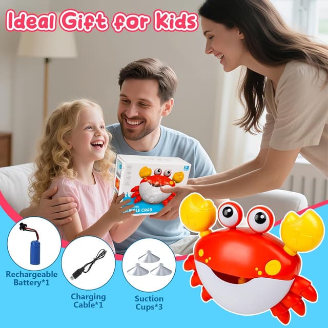 Thumbnail 5 de JoiTale Baby Bath Toys rechargeable bubble crab