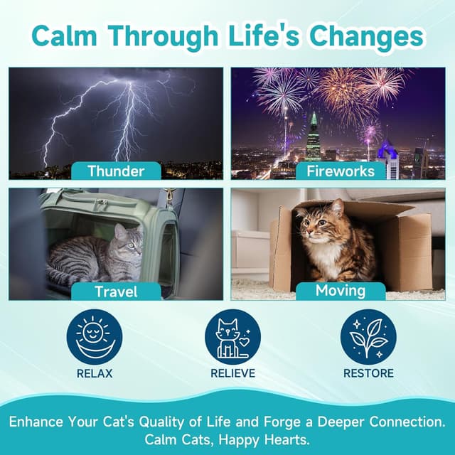 Thumbnail 4 de Woyamay Cat Calming Plug‑in diffuser 48ml for anxiety 🐱
