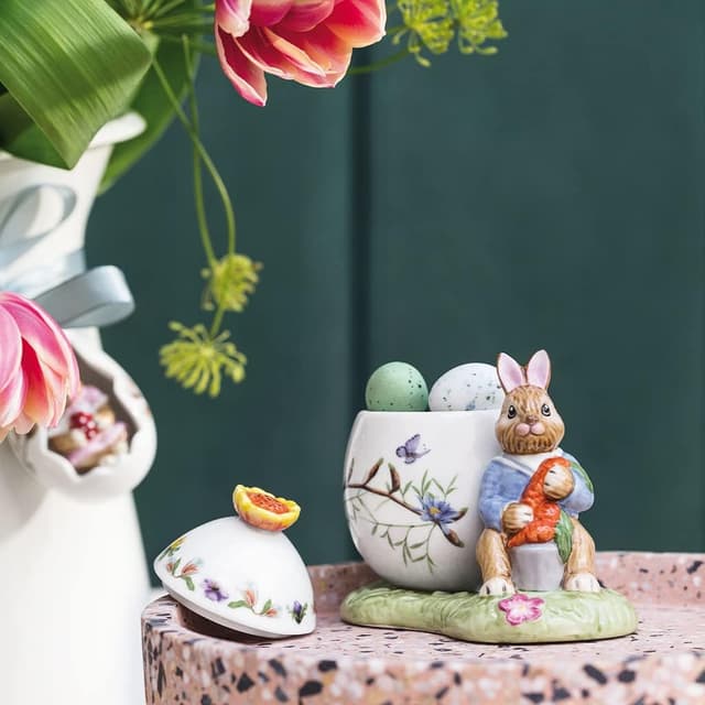 Detalle 1 de Villeroy & Boch Bunny Tales Max : petite boîte décorative en porcelaine dure pour friandises de Pâques